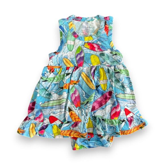 Posh Peanut Surf Board Racer Back Bodysuit Dress 3-6 Months VGUC - Picture 2 of 2